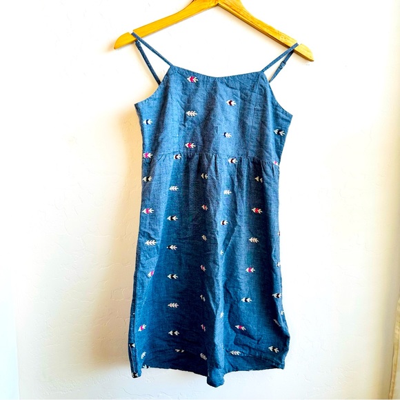 Roxy Girl Chambray Dress Size 14 - Picture 1 of 11